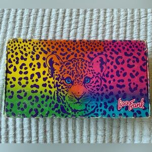 Vintage 1989 Lisa Frank Rainbow Print Cheetah Pencil Box/Keepsake Box